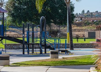 A newly renovated playground at Rio Hondo Park