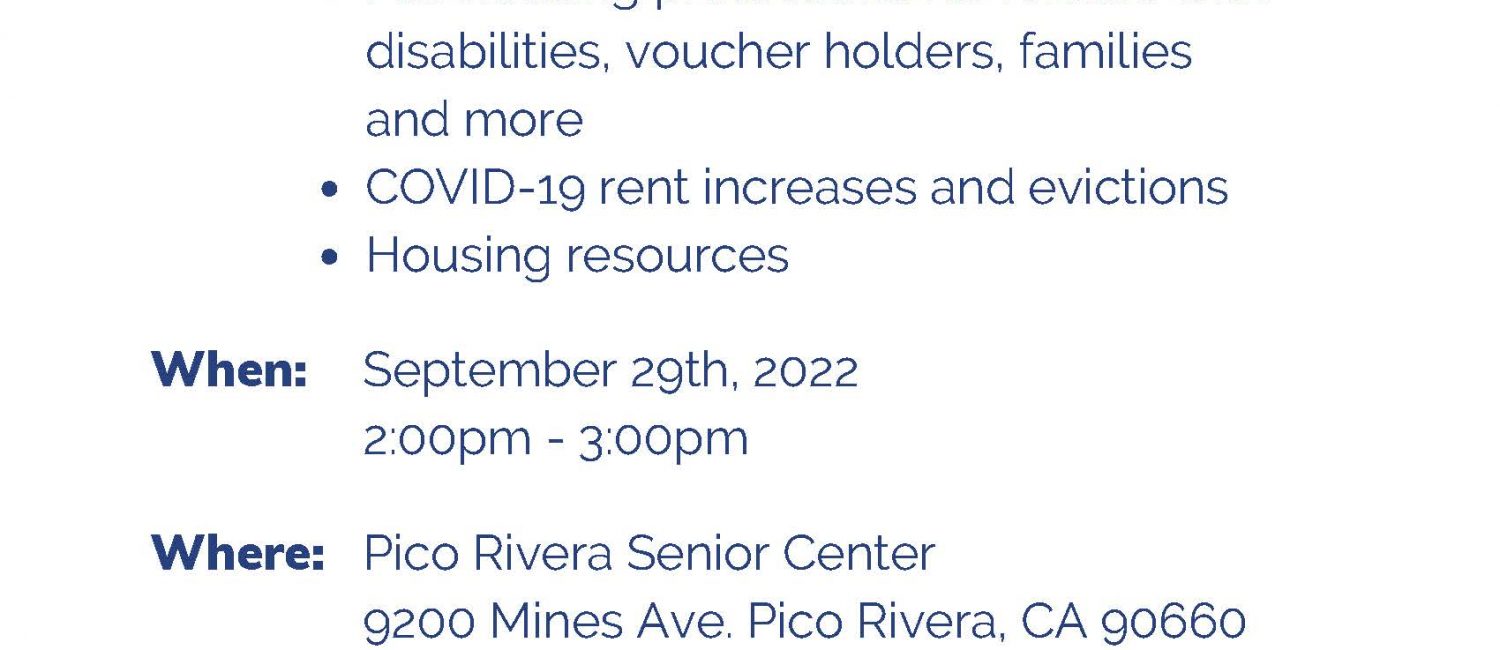 Pico Rivera Seniors HRW Flyer 2022 09 06 MH 3