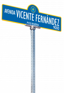 Vicente Sign cutout