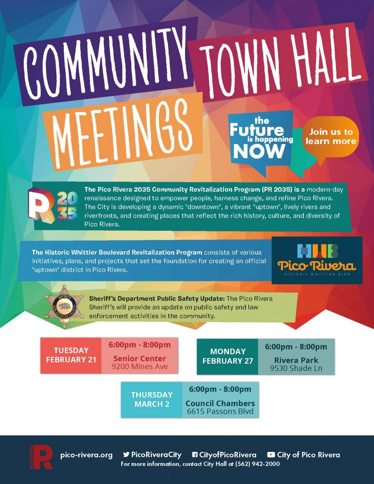Town Hall Fliers print