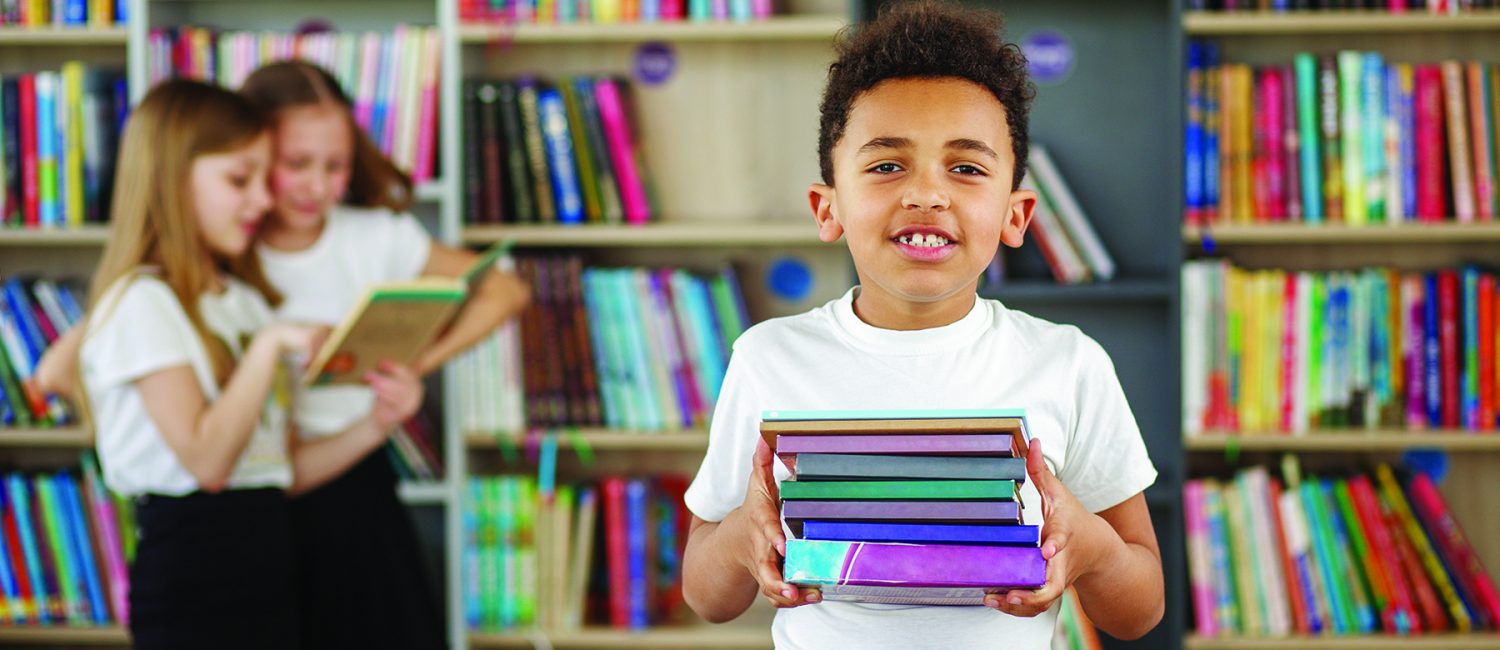 Child at Library
