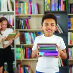 Child at Library