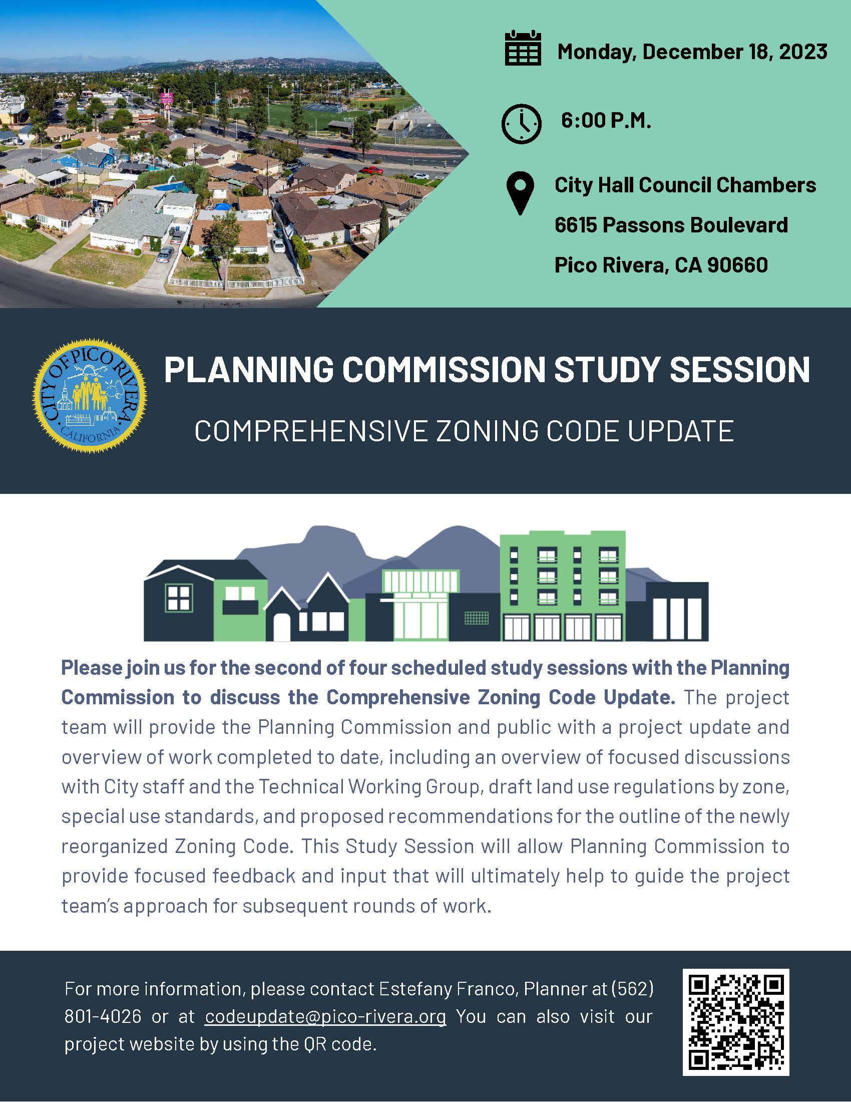 Comprehensive City Zoning Code Update City of Pico Rivera