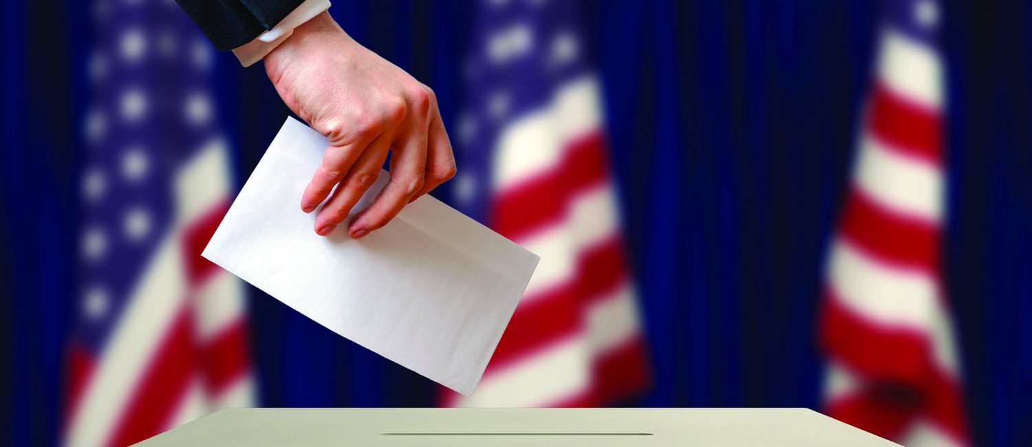 Dropping Ballot in Box