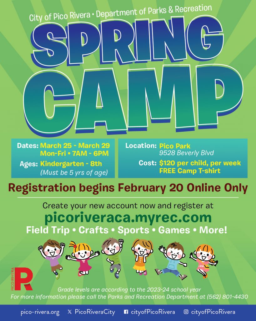 Spring Camp 2024 Flyer