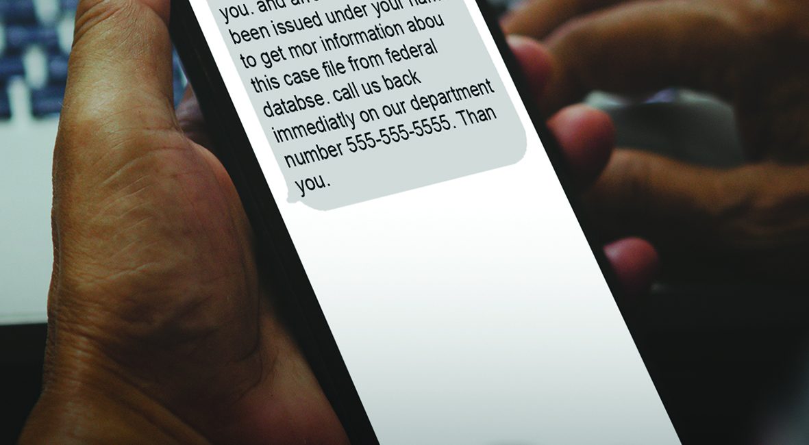 Sheriffs IRS SCAM TEXTS