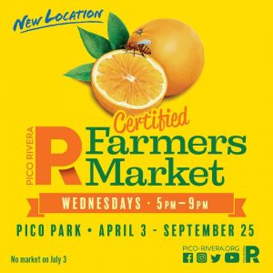 Certified Farmers Market at Pico Park!