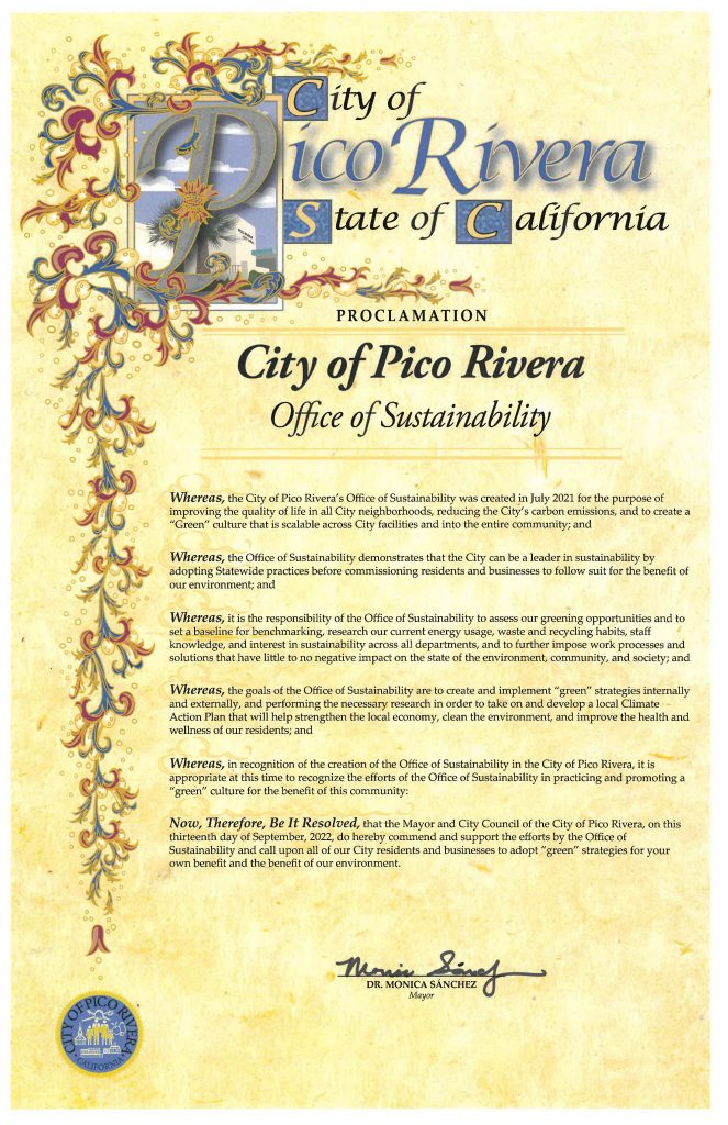 Pages from proclamations