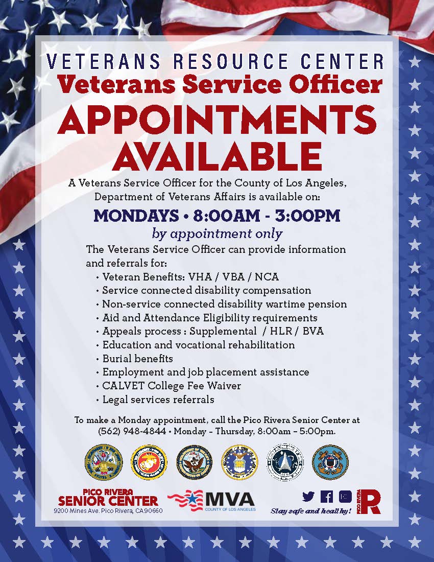 2025 VRC Appointment Flyer