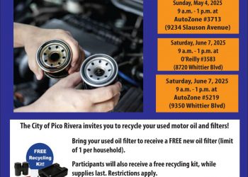 Free Oil Filter Exchange Events Flyer