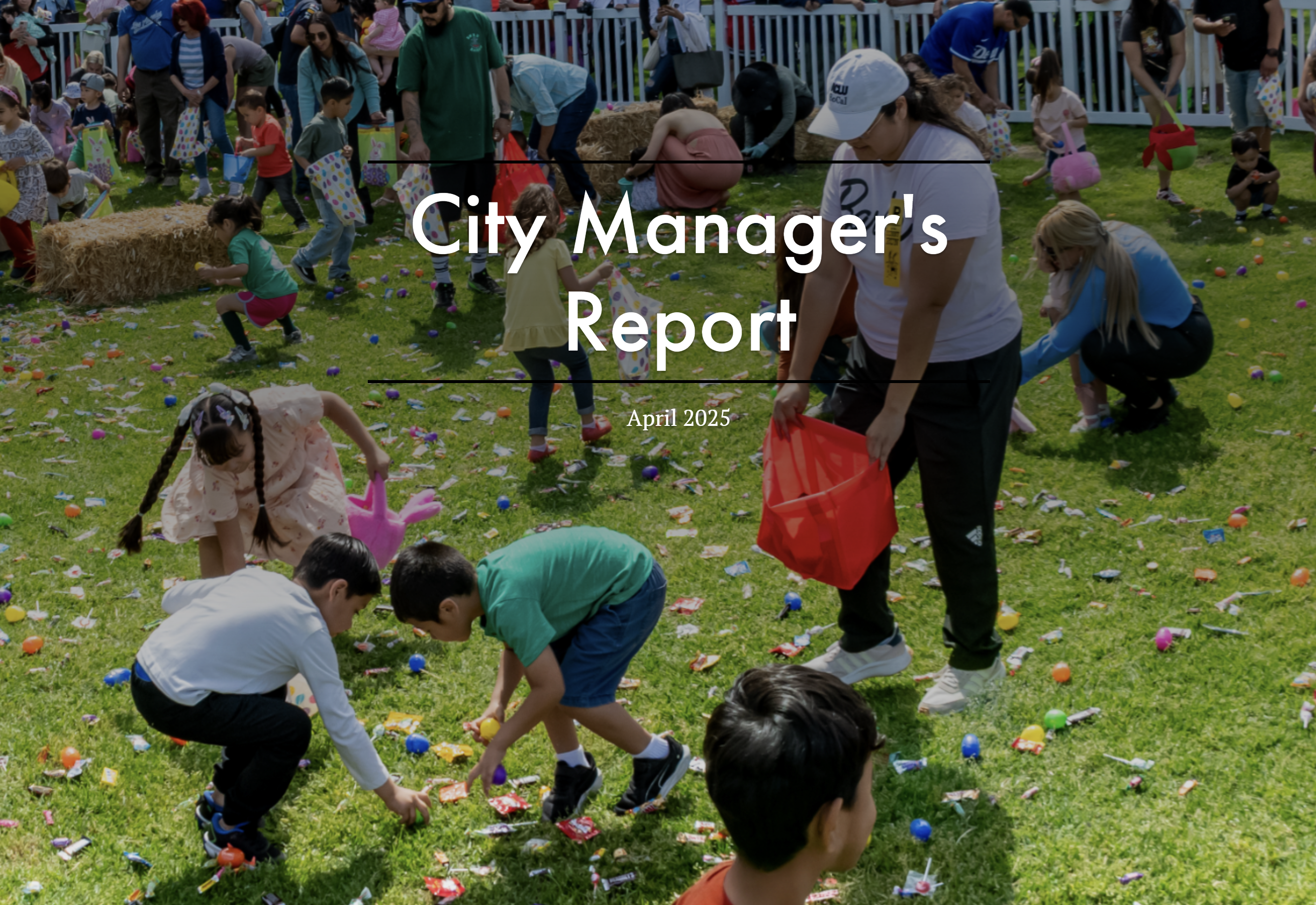 City Manager's Report April Edition