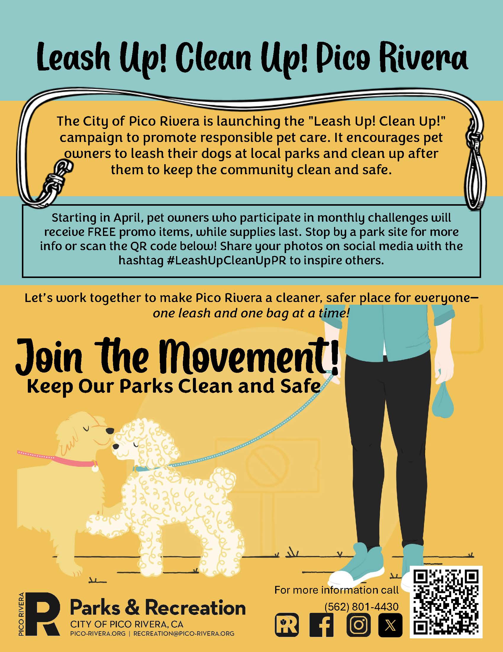 Leash Up Campaign Flyer