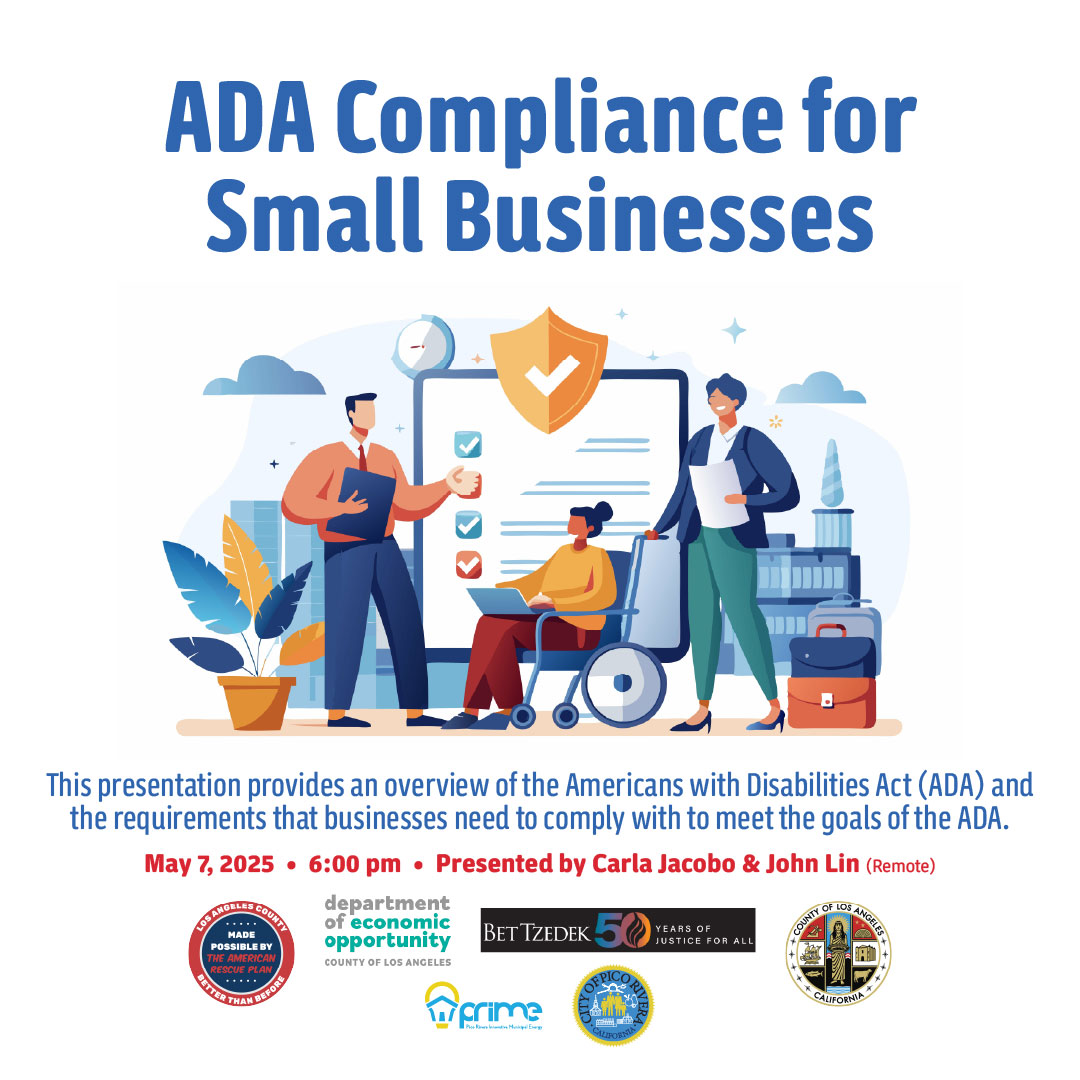 ADA Compliance for Small Business Flyer