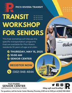 Home Page 49 Transit Workshop for Seniors