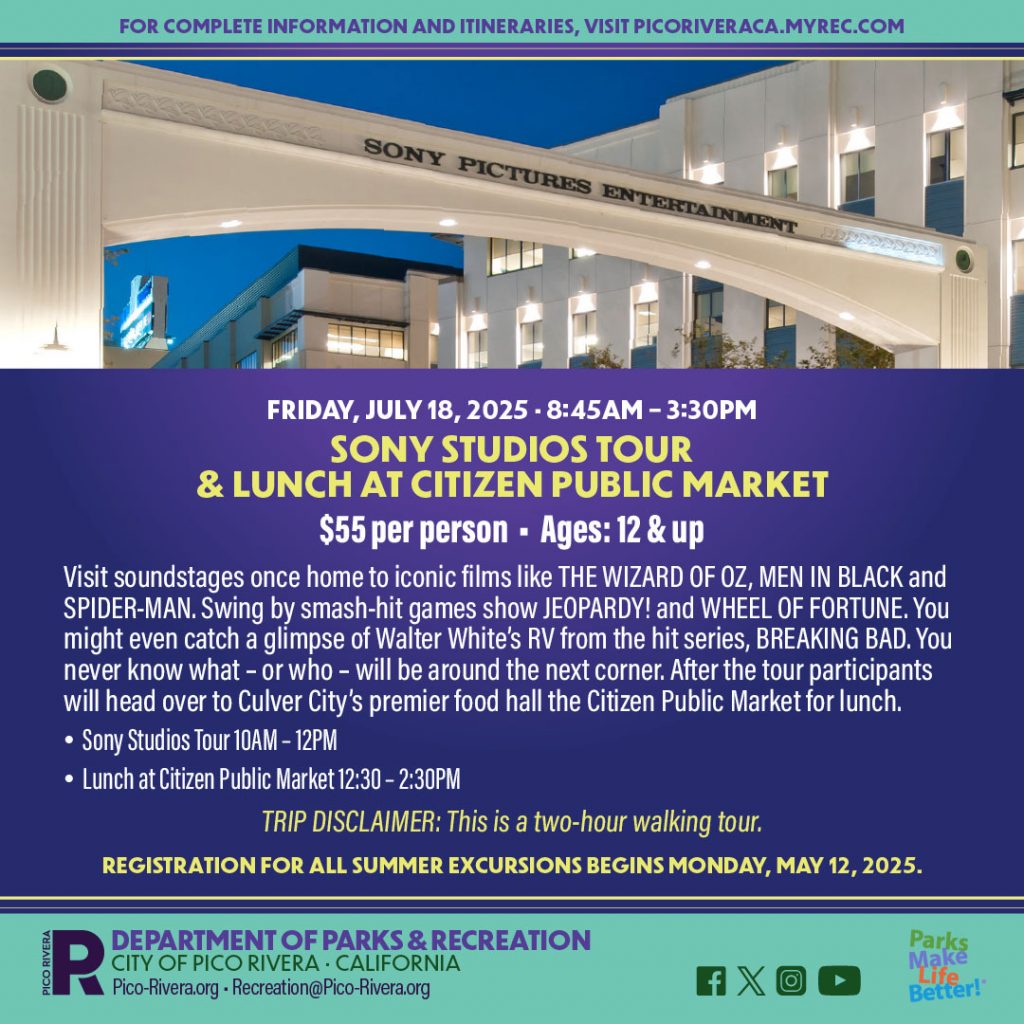 Sony Studios Tour & Citizen Public Market