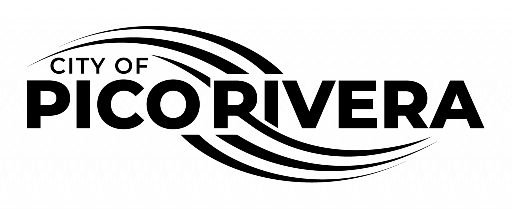 07 CITY OF PICO RIVERA LOGO BLACK HORIZONTAL