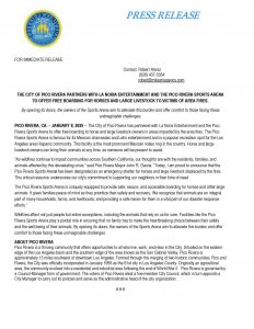 City of Pico Rivera Statement on Federal Immigration Enforcement Activity