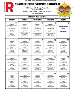 Home Page 32 Summer Food Service Program
