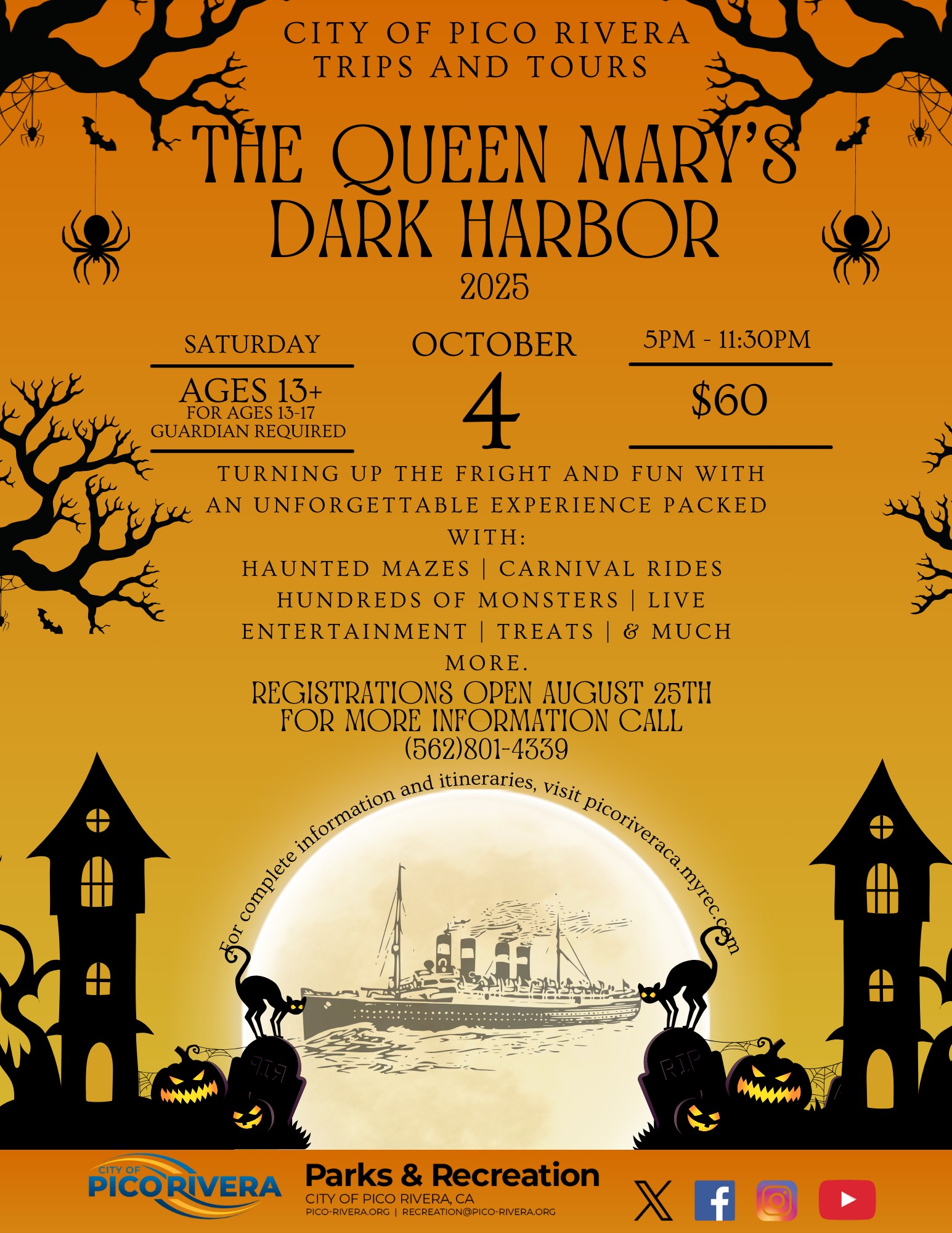 Home Page 153 Trips & Tours: The Queen Mary’s Dark Harbor
