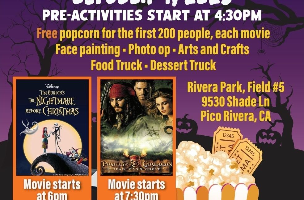 The Movie Mash Double Feature Flyer