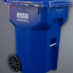 Blue Recycling Bin